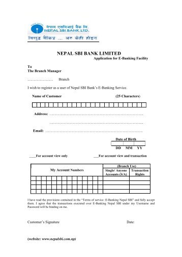 Sbi Neft Form Pdf